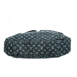 Pre Owned Louis Vuitton Monogram Blue Denim Daily GM Bag