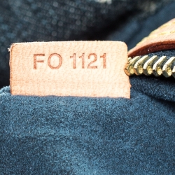 Pre Owned Louis Vuitton Monogram Blue Denim Daily GM Bag