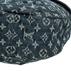 Pre Owned Louis Vuitton Monogram Blue Denim Daily GM Bag