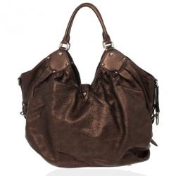 Pre Owned Louis Vuitton Bronze Mahina Leather XL Hobo