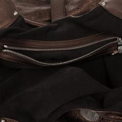 Pre Owned Louis Vuitton Bronze Mahina Leather XL Hobo