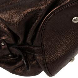 Pre Owned Louis Vuitton Bronze Mahina Leather XL Hobo