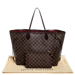 Louis Vuitton Damier Ebene Canvas Neverfull GM Bag