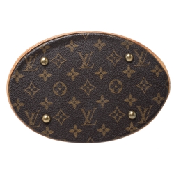 Pre Owned Louis Vuitton Monogram Canvas Petit Bucket Bag