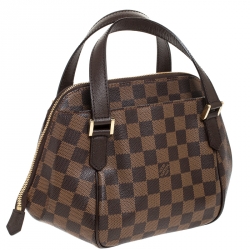 Pre Owned Louis Vuitton Damier Ebene Belem MM Bag