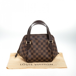 Pre Owned Louis Vuitton Damier Ebene Belem MM Bag