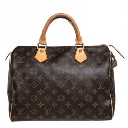 Pre Owned Louis Vuitton Monogram Canvas Speedy 30 Bag