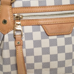 Pre Owned Louis Vuitton Damier Azur Canvas Evora MM Bag
