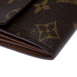 Louis Vuitton Monogram Canvas Sarah Continental Wallet 