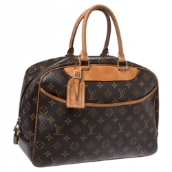Pre Owned Louis Vuitton Monogram Canvas Deauville Bag