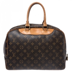 Pre Owned Louis Vuitton Monogram Canvas Deauville Bag