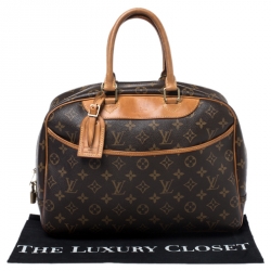 Pre Owned Louis Vuitton Monogram Canvas Deauville Bag