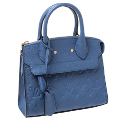 مملوكة مسبقًا Louis Vuitton Iris Monogram Empreinte Leather Pont Neuf Mini Bag