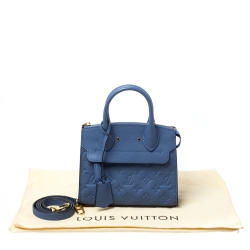 مملوكة مسبقًا Louis Vuitton Iris Monogram Empreinte Leather Pont Neuf Mini Bag