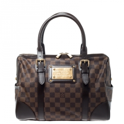 Pre Owned Louis Vuitton Damier Ebene Canvas Berkeley Bag