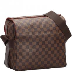 Pre Owned Louis Vuitton Damier Ebene Canvas Naviglio Messenger Bag