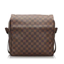 Pre Owned Louis Vuitton Damier Ebene Canvas Naviglio Messenger Bag
