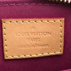 Pre Owned Louis Vuitton Griotte Monogram Vernis Alma BB Bag