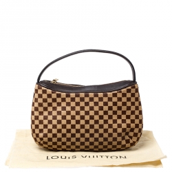  Louis Vuitton Damier Calfhair Limited Edition Sauvage Tigre Bag