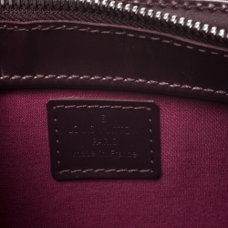 Pre Owned Louis Vuitton Burgundy Monogram Mat Fowler Bag