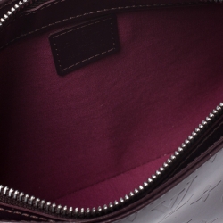 Pre Owned Louis Vuitton Burgundy Monogram Mat Fowler Bag