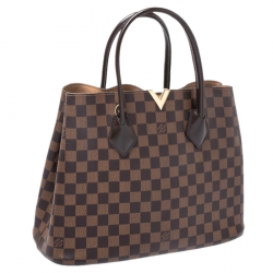 Pre Owned Louis Vuitton Damier Ebene Canvas Kensington V Bag