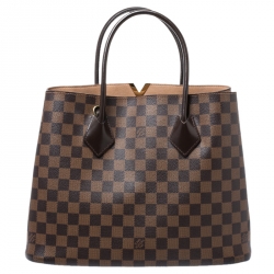Pre Owned Louis Vuitton Damier Ebene Canvas Kensington V Bag