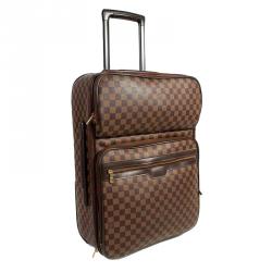 Pre Owned Louis Vuitton Damier Ebene Canvas Business Pegase Legere 55 Luggage Bag