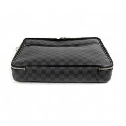 Pre Owned Louis Vuitton Damier Graphite Canvas Steeve Briefcase Bag