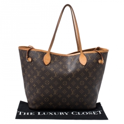 مملوكة مسبقًا حقيبة لوي فيتون نيفرفول كانفاس مونوغرامية MM 