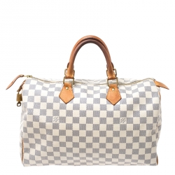 Louis Vuitton Speedy 35 Damier Azur Canvas – STYLISHTOP