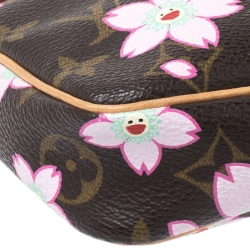 Pre Owned حقيبة اكسسوارات صغيرة لوي فيتون شيري بلوسوم كانفاس مونوغرامية