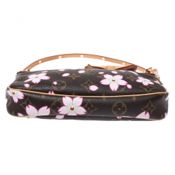 Pre Owned حقيبة اكسسوارات صغيرة لوي فيتون شيري بلوسوم كانفاس مونوغرامية