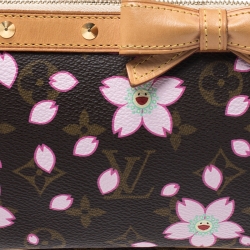 Pre Owned حقيبة اكسسوارات صغيرة لوي فيتون شيري بلوسوم كانفاس مونوغرامية