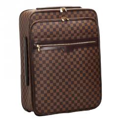 Pre Owned Louis Vuitton Damier Ebene Canvas Business Pegase Legere 55 Luggage Bag
