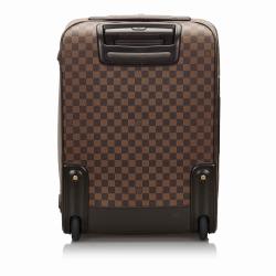 Pre Owned Louis Vuitton Damier Ebene Canvas Business Pegase Legere 55 Luggage Bag