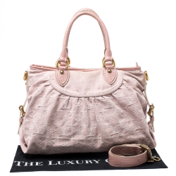 Louis Vuitton Pink Monogram Denim Neo Cabby MM Bag