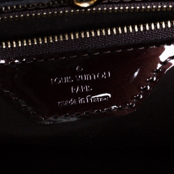 Pre Owned Louis Vuitton Amarante Monogram Vernis Avalon MM Bag