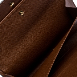 Louis Vuitton Monogram Canvas Sarah Continental Wallet 