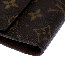 Louis Vuitton Monogram Canvas Sarah Continental Wallet 