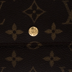 Louis Vuitton Monogram Canvas Sarah Continental Wallet 