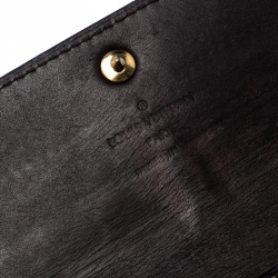 Pre Owned Louis Vuitton Amarante Vernis Monogram Sarah Continental Wallet 