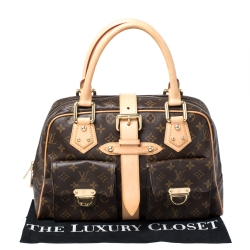 مملوكة مسبقًا حقيبة لوي فيتون مانهاتن كانفاس مونوغرامي GM