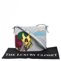 Pre Owned Louis Vuitton Grey Monogram Limited Edition Patchwork Conte de Fees Musette Bag