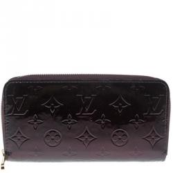 Louis Vuitton Amarante Monogram Vernis Zippy Wallet