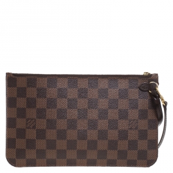 Louis Vuitton Damier Ebene Canvas Neverfull Pochette