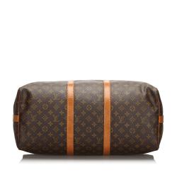 Pre Owned Louis Vuitton Monogram Canvas Keepall Bandouliere 60 Bag