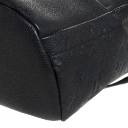 مملوكة مسبقًا حقيبة ظهر لوي فيتون سوربون جلد امبراينت سوداء