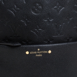 مملوكة مسبقًا حقيبة ظهر لوي فيتون سوربون جلد امبراينت سوداء