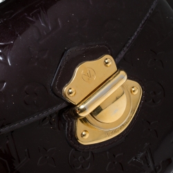 Pre Owned Louis Vuitton Rouge Fauviste Monogram Vernis Mirada Bag